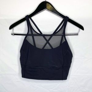 Lululemon Crop Sports Bra Black Size 6